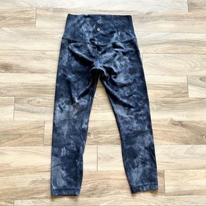 Lululemon Diamond Dye Align Leggings Tights Size 6 23” Inseam Crop